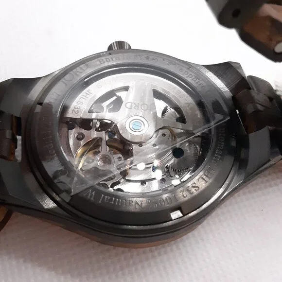 New With Tags Authentic Jord Men's Meridian Series Watch Self-Winding Automatic - Picture 7 of 16